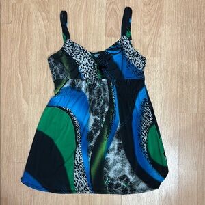 Roberto Cavalli- Esque Babydoll Tank
